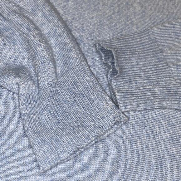 Bianco & Blu Italy Women’s Sz Large Italy Wool Cashmere Silk Blend Blue Sweater - Picture 11 of 11